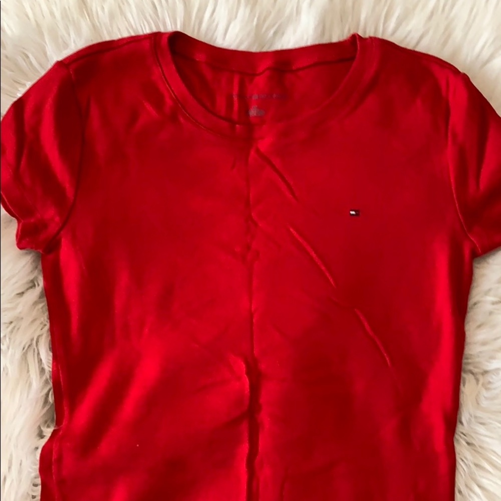 Red Tommy Hilfiger top
